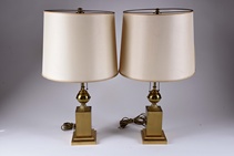 Paire de lampes de table "Hollywood Regency".